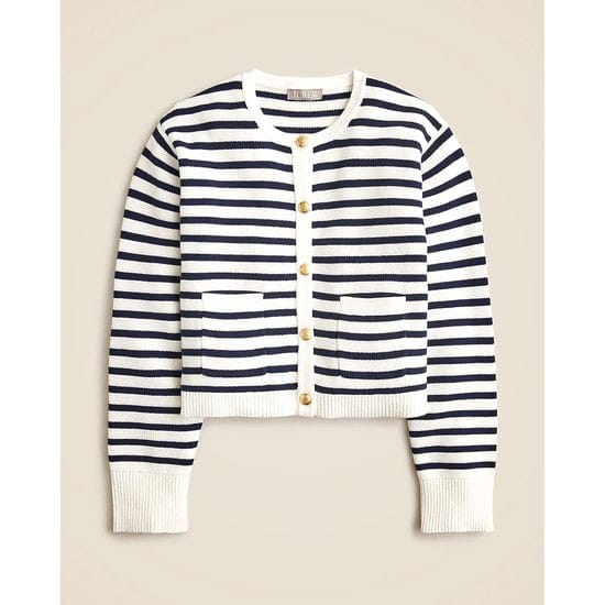 New relaxed Emilie sweater lady jacket in stripe