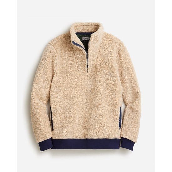 Nordic sherpa fleece half-zip pullover