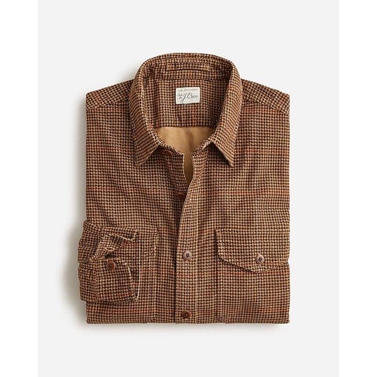 14-wale corduroy shirt in pattern