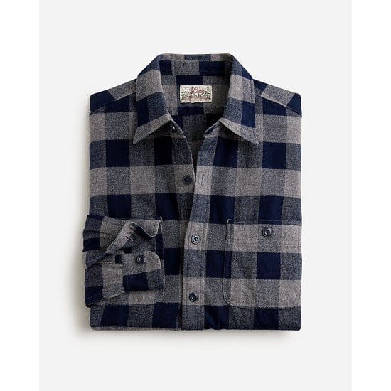 Midweight flannel workshirt