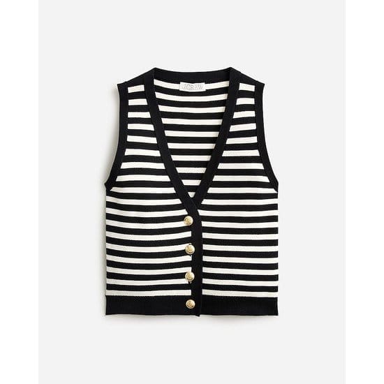 Emilie sweater-vest in stripe