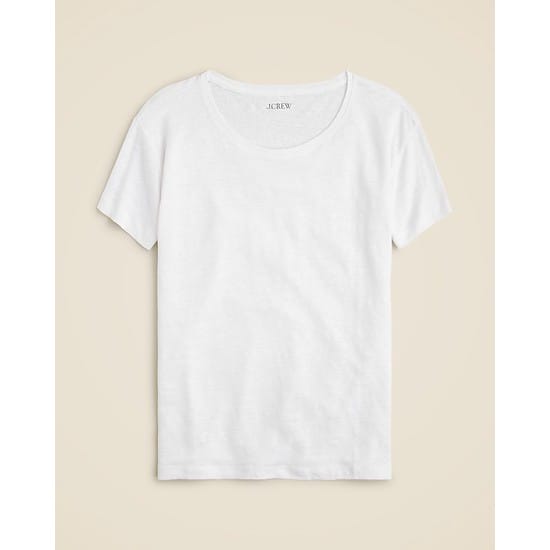 Relaxed linen T-shirt