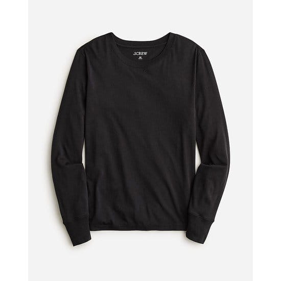 Premium jersey long-sleeve crewneck T-shirt