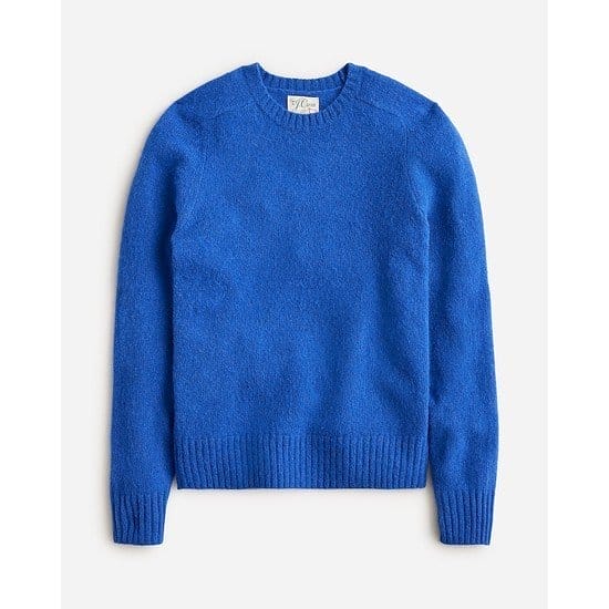 Brushed wool crewneck sweater