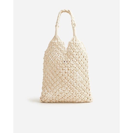 Cadiz hand-knotted rope tote