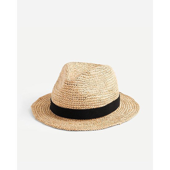 Packable straw hat