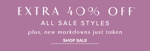 Extra 40% off all sale styles through April 28, 2024. Plus new markdowns just taken »