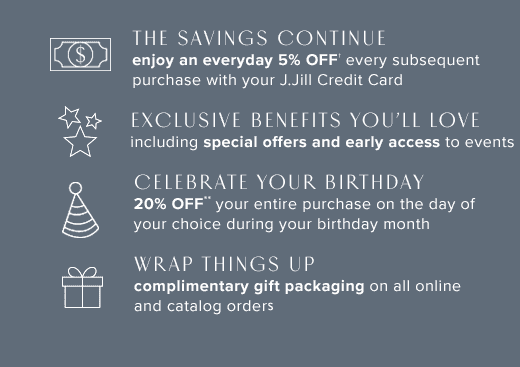The savings continue. Exclusive benefits you'll love. Celebrate your birthday. Wrap things up »