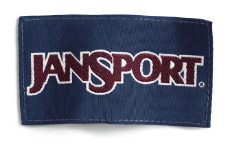 JanSport blue label logo