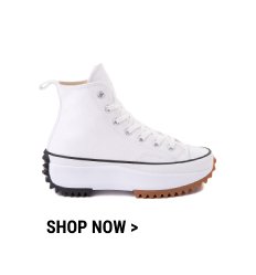 Converse Run Star Hike Platform Sneaker - White / Black / Gum 