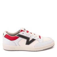 Vans Lowland ComfyCush® Skate Shoe - Marshmallow / Red / Black