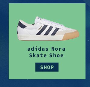 adidas Nora Skate Shoe - White / Navy