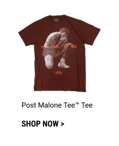 Post Malone Tee - Brown 