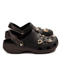 Crocs Classic Heart Clog - Black / Gold