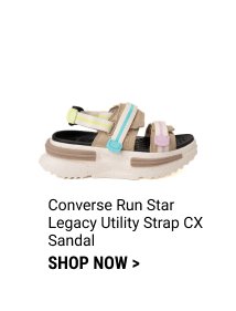 Converse Run Star Legacy Utility Strap CX Sandal - Nutty Granola / Citron This 