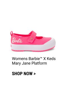 Womens Barbie™ x Keds Mary Jane Platform Casual Shoe - Pink 