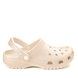 Crocs Classic Glitter Clog - Champagne