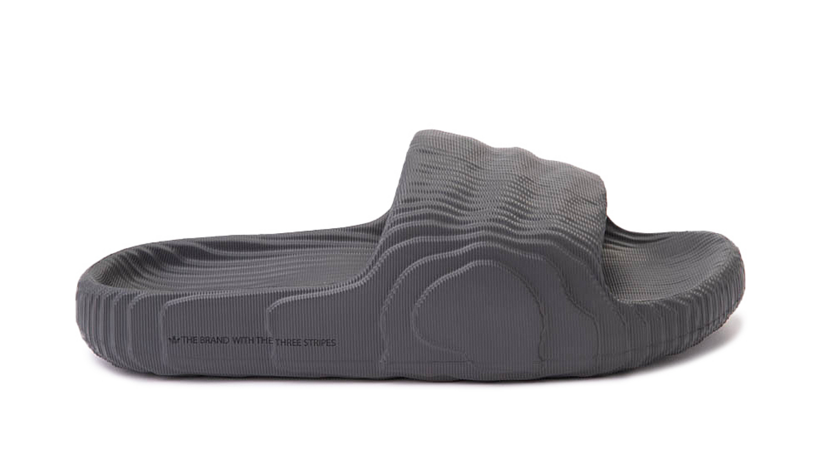 adidas Adilette 22 Slide Sandal - Dark Grey