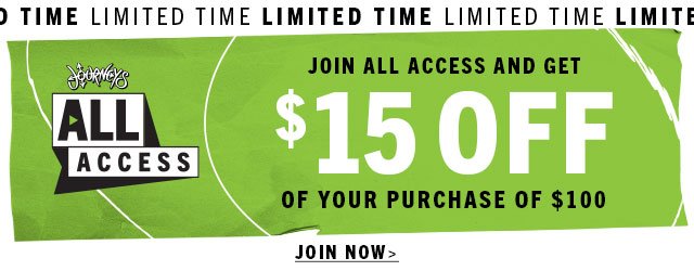 JOIN ALL ACCESS & GET \\$5 OFF