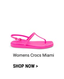 Womens Crocs Miami Sandal - Pink Crush 