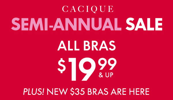 Shop Bras \\$19.99 and up