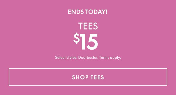 Shop Tees \\$15