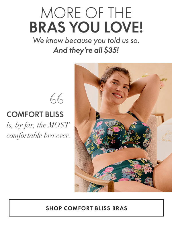 Shop Comfort Bliss Bras