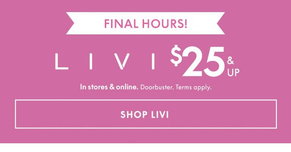 Shop LIVI \\$25 and up