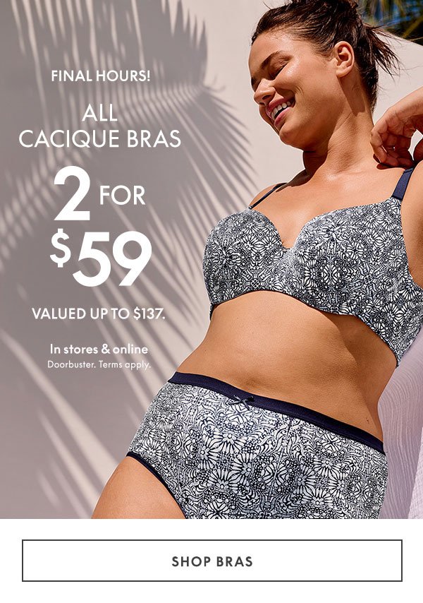 Shop Bras 2 for \\$59