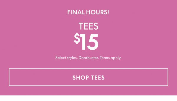 Shop Tees \\$15