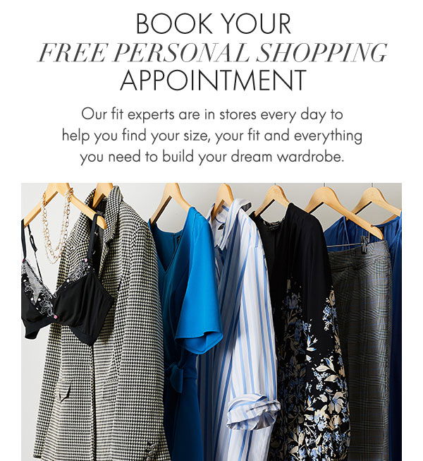 Book Your Free Personal Shopping Appointment