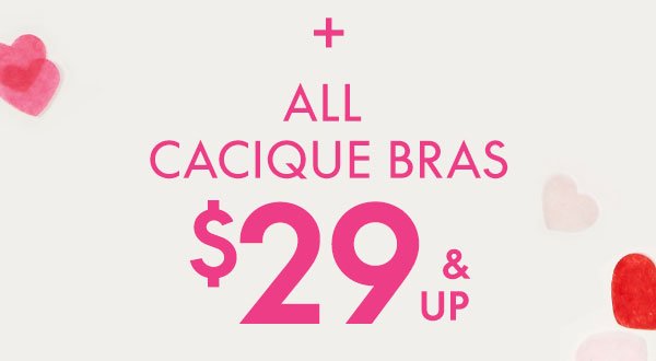 All Bras \\$29 and Up