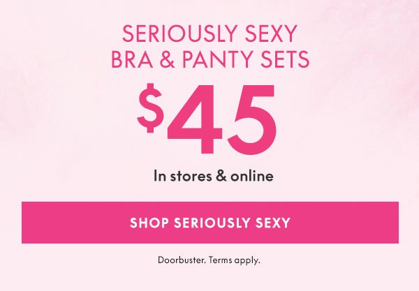 Sexy Bra and Panty Set \\$45