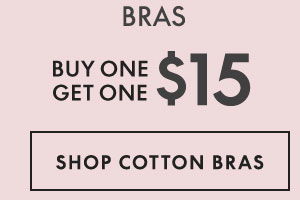 Shop Cotton Bras BOGO \\$15