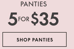 Shop Panties 5 for \\$35