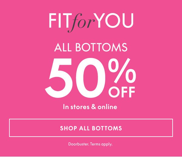 Shop Bottoms 50% Off