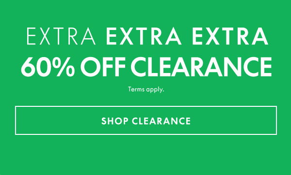 60% Off Clearance