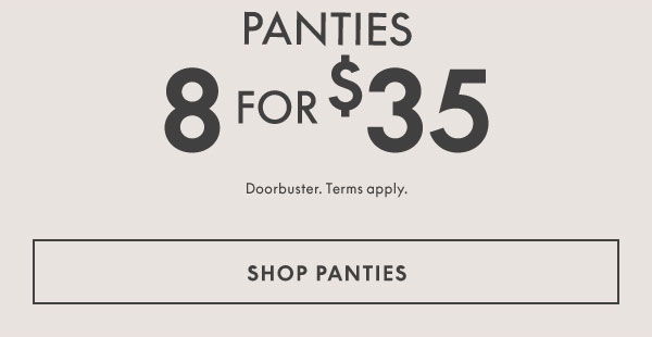 Shop Panties 8 for \\$35