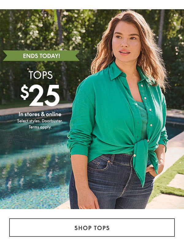 Shop Tops from \\$25