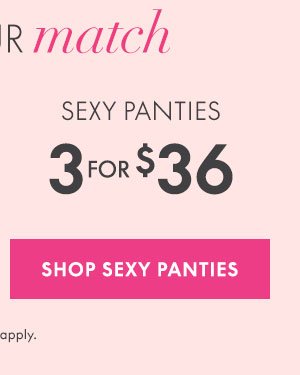 Sexy Panties 3 for 36