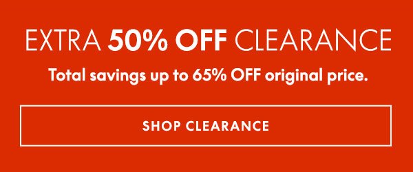 Shop Clearance 50% Off