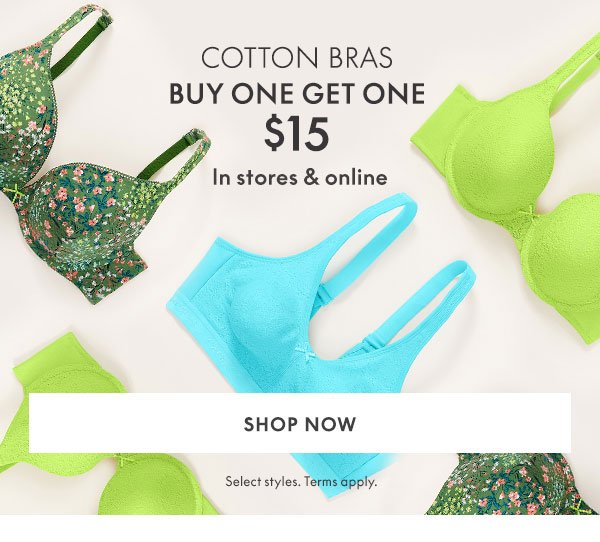 Cotton Bras BOGO \\$15