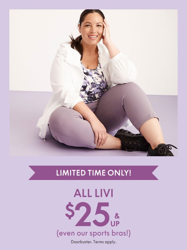 Shop LIVI \\$25 and up