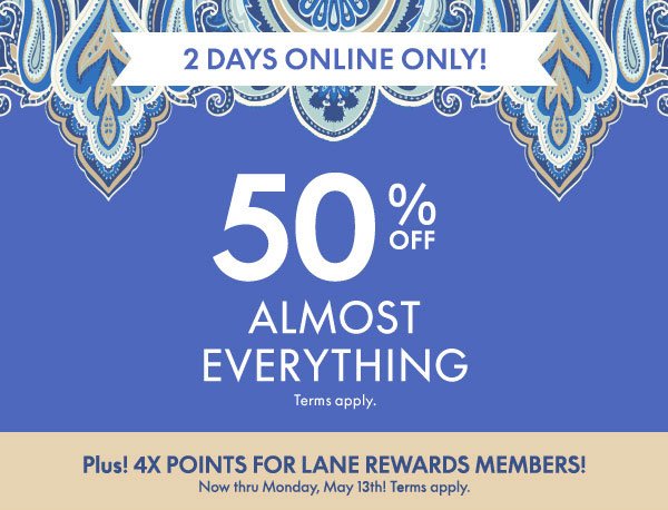 50% Off Almost Everything