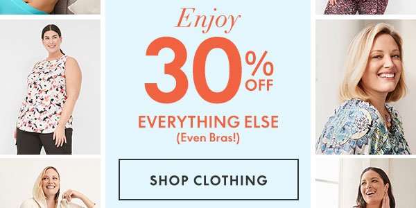 Shop Clothing 30% off