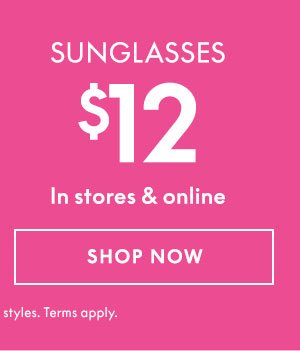 Shop Sunglasses \\$12