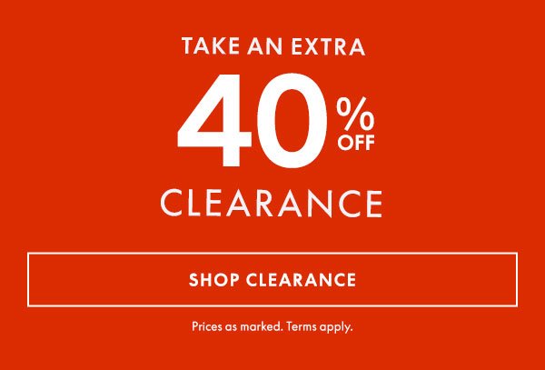 Shop Clearance 40%% Off