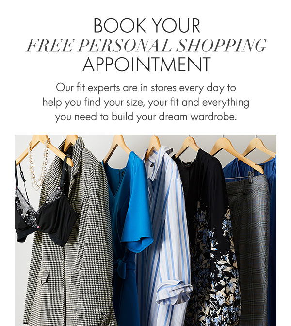 Book Your Free Personal Shopping Appointment