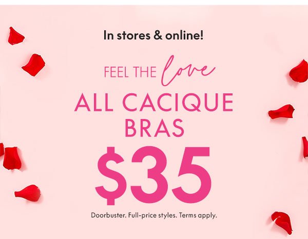 All Cacique Bras \\$35 Each