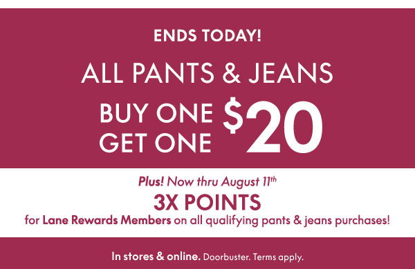 Shop Pants & Jeans BOGO \\$20